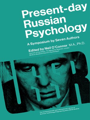 cover image of Present-Day Russian Psychology